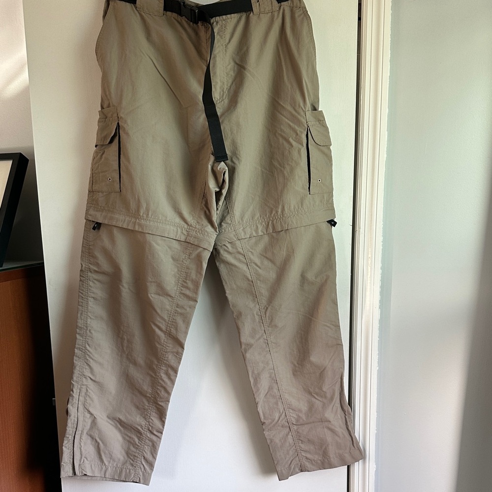 Magellan Convertible Cargo Hiking/Fishing Pants - Khaki